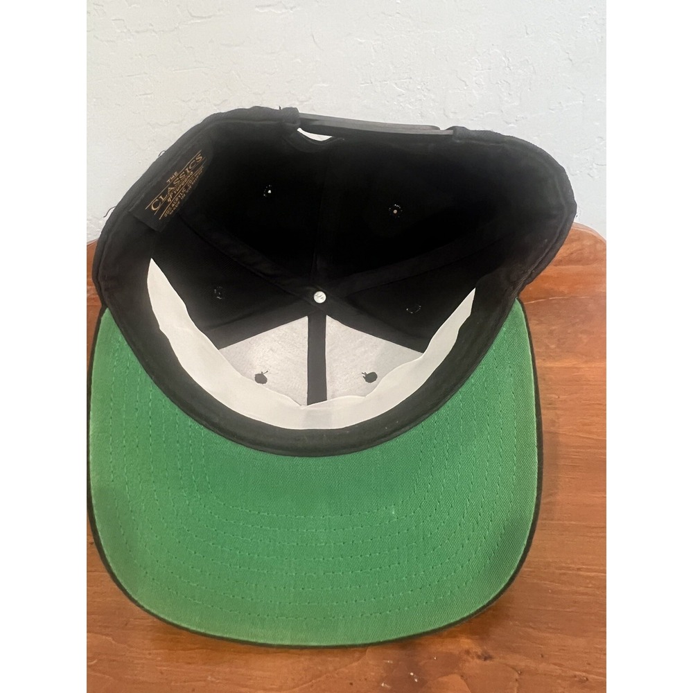 Vital 4U Energy Black Snapback Hat Structured Wool Cap Dad Hat - Picture 12 of 12